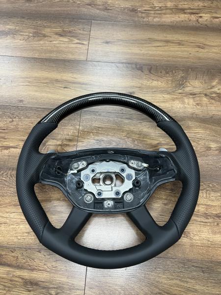 MB W211 W209 umbau auf Carbon Lenkrad mit LED Anzeige C58